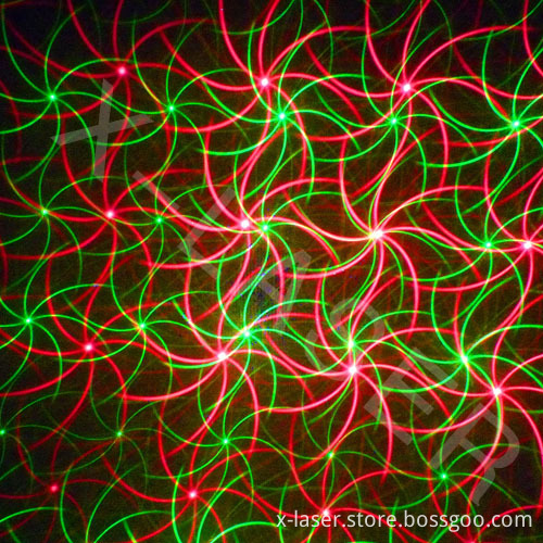 Mini eight Patterns Laser Light